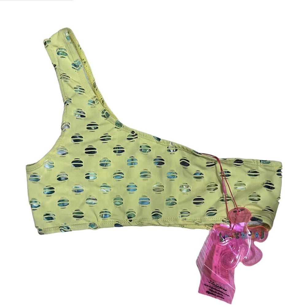 Jaded London Women's Asymmetric Overlay Top Knit Mix Size 6 NWT One Shoulder